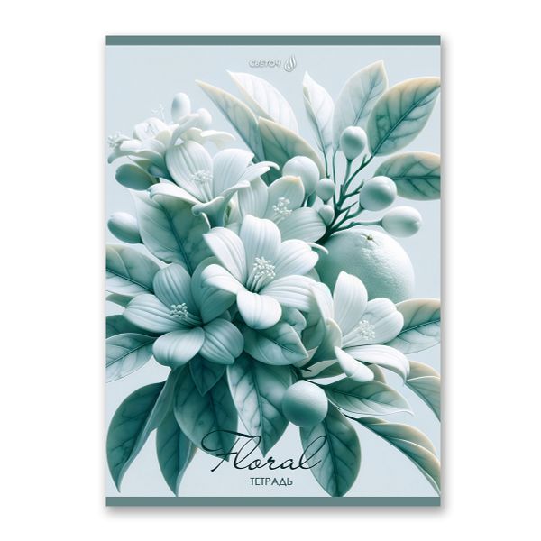 Тетрадь ученическая общая, A4 48 л. на скобе 65 г/м², белизна 100% 6 шт клетка, 01754 Лёгкость весны, Светоч Т152