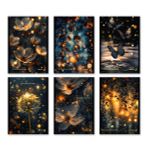 Блокнот на скобе, A5 48 л. 12 шт клетка, В лунном свете 01735, Б262 Светоч