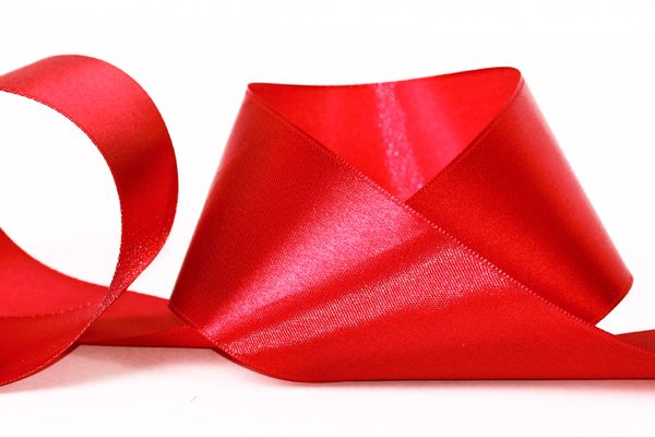 Лента атласная 1-сторонняя 50.0 мм / 33±2 метра, 076 св.вишневый, Gamma