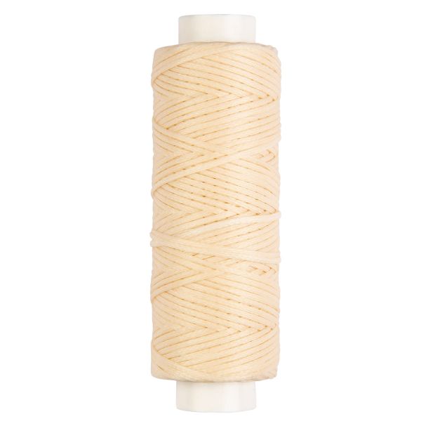 Нитки для кожи вощёные, плоские 0.8 мм, 25 м, 1 катушка, 006 суровый, LC-001 Промысел