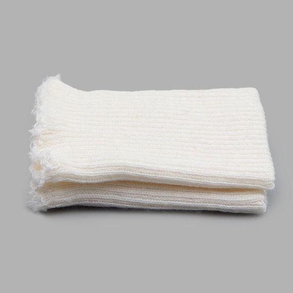 Манжеты трикотажные 6.5х9.5 см, 1 пара, тонкие, 301/С снежок