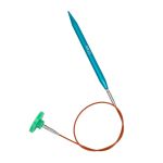 Набор съемных спиц для вязания 5см+8см, 12 размеров (3мм-8мм), алюминий