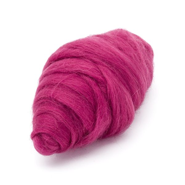 Шерсть для валяния полутонкая, 50 гр., Astra&Craft, 088 брусника