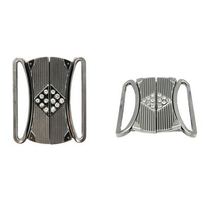 Пряжка ременная металл 40 мм (чер.никель), 4 шт