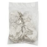 Вешалка-цепочка для одежды 80х14 мм, металл, никель, 10 шт, ГД15092