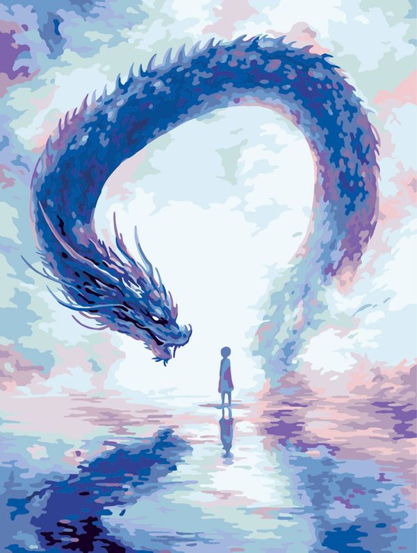 Картина по номерам Фрея PNB/PM-370, Душа дракона, 40х30 см