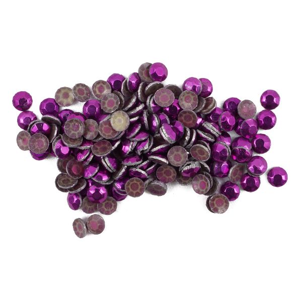 Стразы термоклеевые, 2 мм, ss6, 150 шт/упак (105 сиреневый)