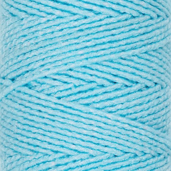 Нитки спандекс ⌀0.6 мм, набор 10 катушек по 25 метров, 255 голубой, Gamma ET-10