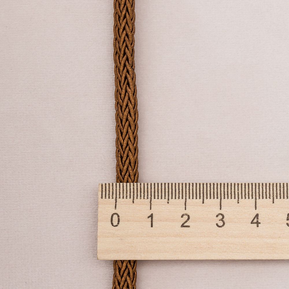 Шнур круглый п/э плетеный 6 мм / 25 метров, темно-коричневый, 3AR3286