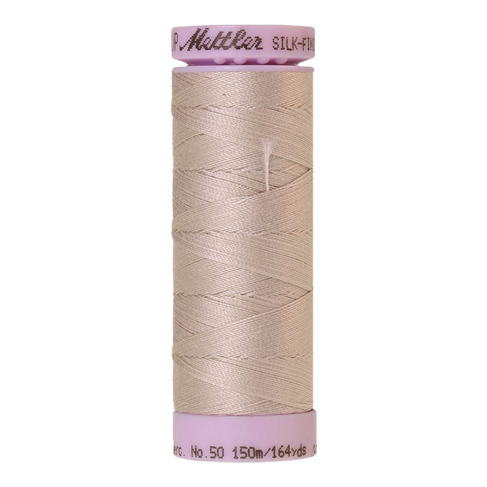 Нитки хлопковые отделочные Mettler Silk-Finish Cotton 40, 150 м, 0319, 5 шт