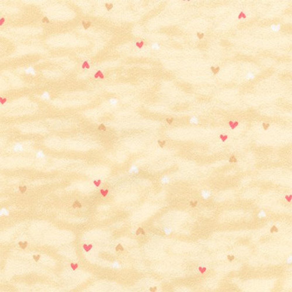 Ткань для пэчворка Peppy Baby Bunting Flannel, отрез 100х110 см, 146 г/м², SRKF-17010-13 TAN, Robert Kaufman