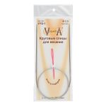 Спицы круговые сталь ⌀2.5 мм, 100 см, 1 шт, с металлической леской, Visantia VTS-1