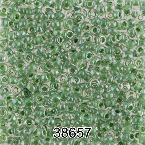 Бисер Preciosa 10/0 (2.3 мм), 500 г, 38657 (Ф432) св.хаки