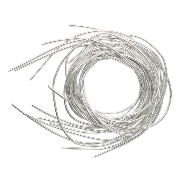 Канитель гладкая Серебро 1 мм, 5±0,1г