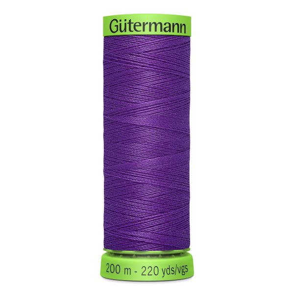 Нитки для тонких тканей Gutermann Extra Fine 150, 200м, 392 фиолетовый джинс, 5 катушек