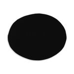 Термоаппликация, овал №1 13х10 см, 2 шт, 1-01-06 бархат черный, Blitz