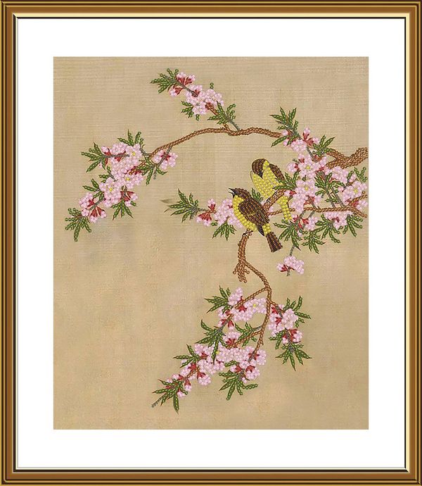 Набор для вышивания бисером Нова Слобода, Нежная мелодия 22х19 см