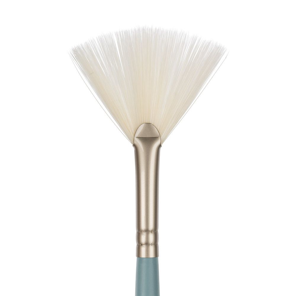 Кисть синтетика №08 веерная, 10 шт, длинная ручка, Vista-Artista 40135-08