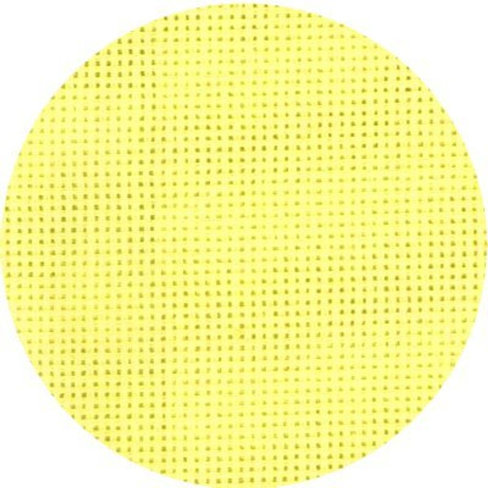 Канва для вышивания мелкая, 851 (613/13) (10х60кл) 40х50 см, цв. 116 желтый