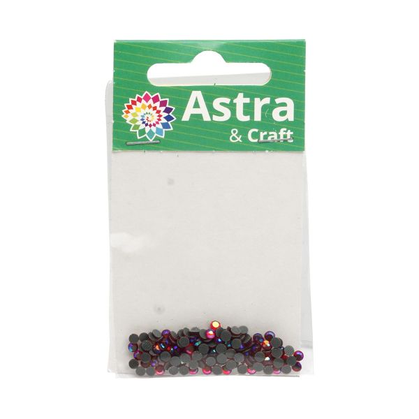 Стразы термоклеевые, 2,8 мм, ss10, 150 шт/упак (120 мультиколор)