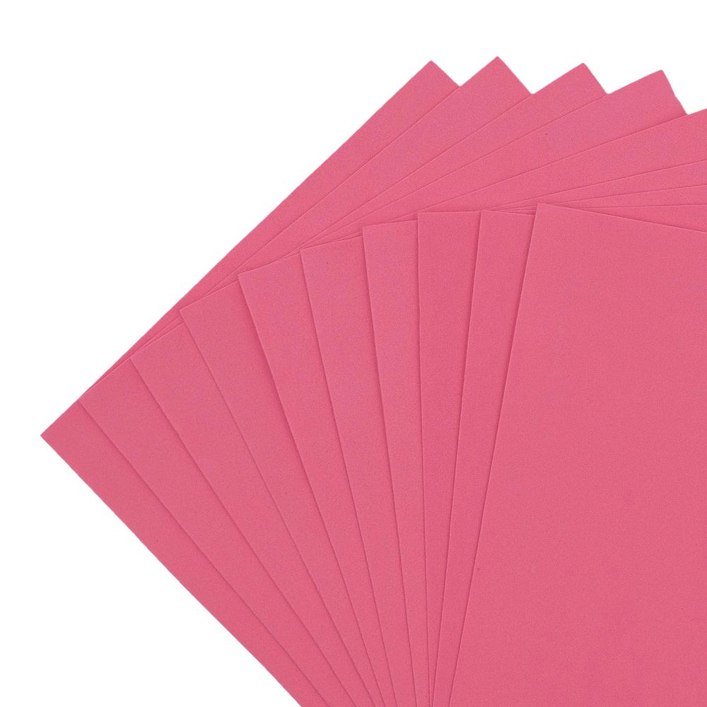 Фоамиран EVA-1010, 10 шт, 20х30 см, 1 мм., Astra&Craft (ZK-004 св.красный)