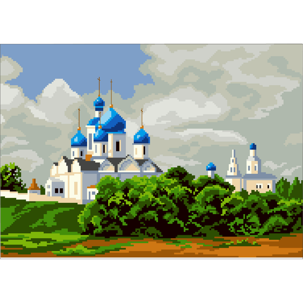 Набор для вышивания нитками Нитекс, 45х33 см