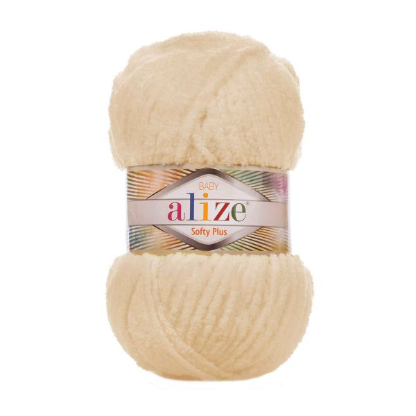 Пряжа Alize (Ализе) Softy Plus / уп.5 мот. по 100 г, 120м, 310 шампань A