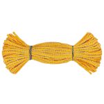 Шнур отделочный плетеный ⌀6.0 мм / 30 метров, желтый, С887Г7