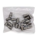 Наконечник для шнура металл колокол 15 мм (чер.никель), 20 шт, S090878