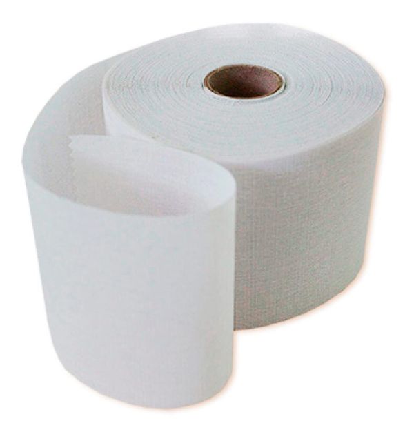 Люверсная шторная лента клеевая 140 мм / 50 метров, х/б, белый, Gamma