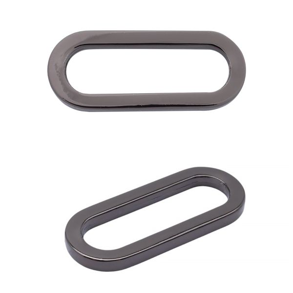 Рамка овальная металл 20 мм (чер.никель), ГНУ13818, 20 шт