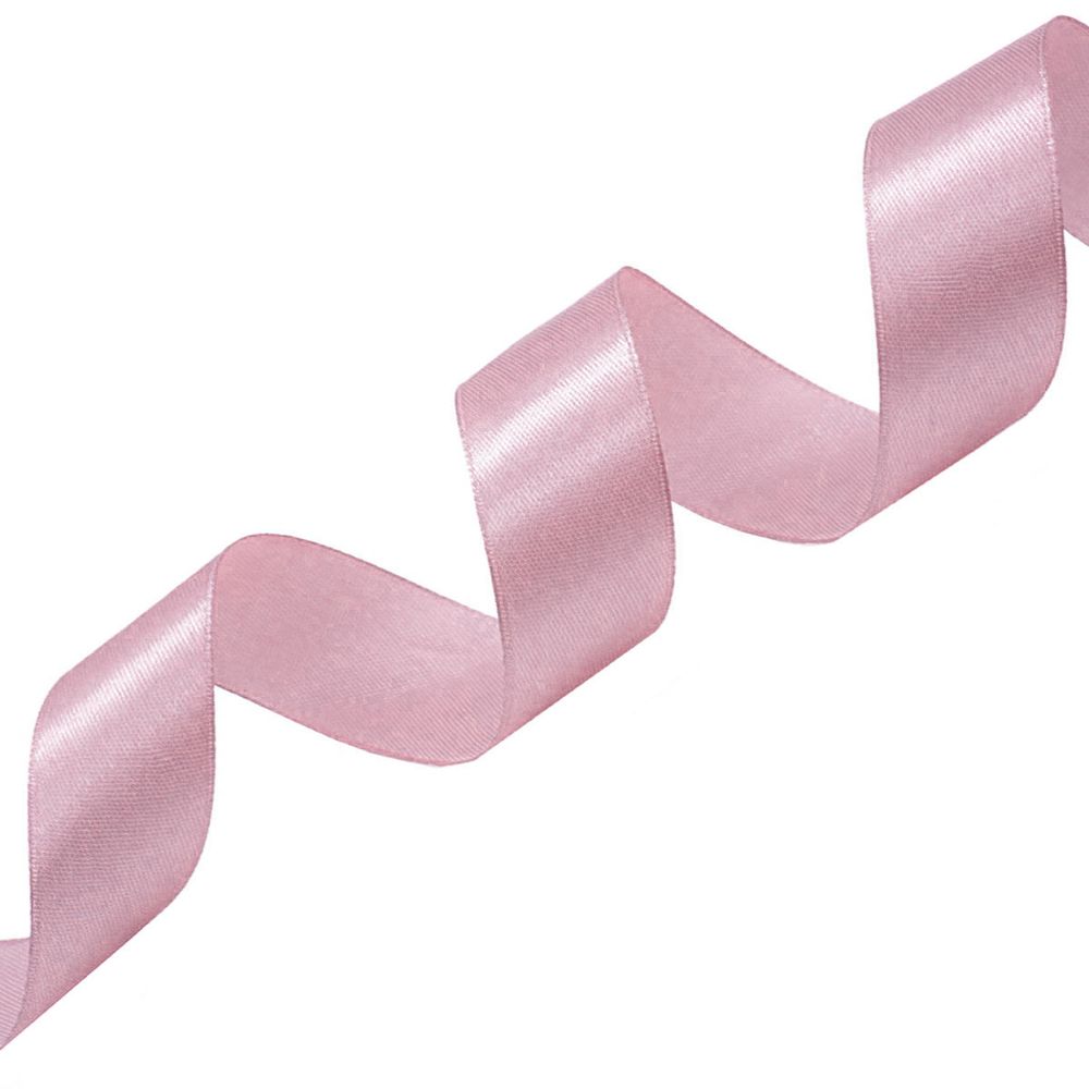 Лента атласная 1-сторонняя 25.0 мм / 22.86±1 метров, 064 ст. роза, Globus