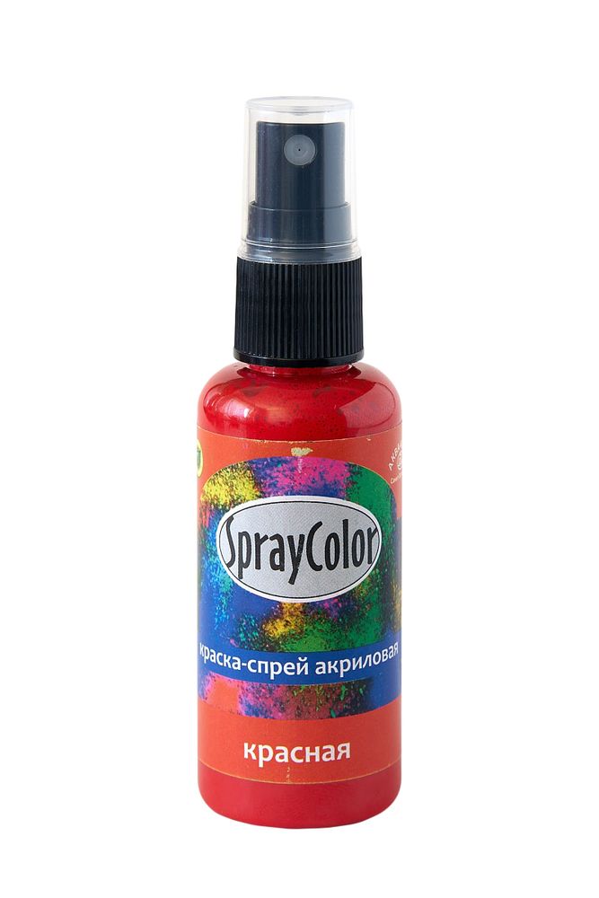 Краска-спрей акриловая 50 мл, красная К74320, Аква-колор