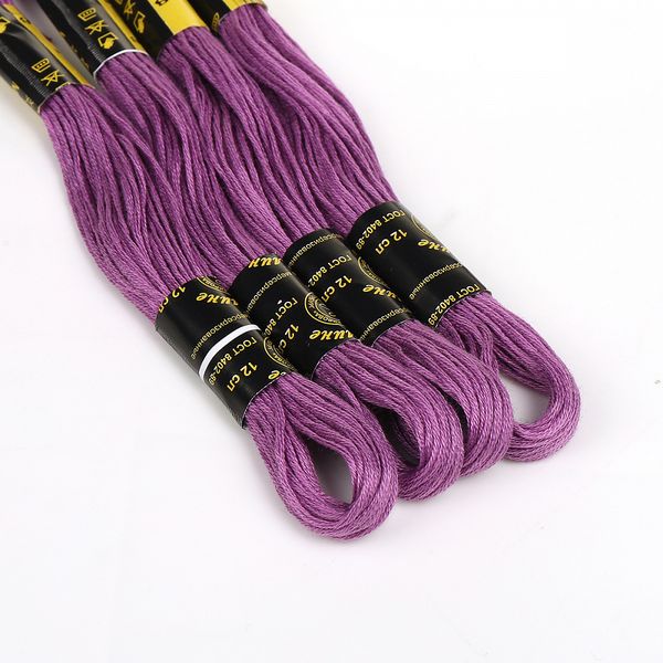 Мулине ПНК им.Кирова цв.2108 св.фиолетовый, 24 мотка по 8 метров