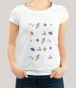 Набор для вышивания нитками Panna, Живая картина. Паттерн. Космос, 20.5х30 см