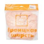 Шерсть для валяния Троицкая п/тонкая 1х100 г (до 29 мкр), 18 персик