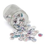 Украшения декоративные пуговицы деревянные Цветочки-лепесточки №10, 15-18 мм, 100 шт