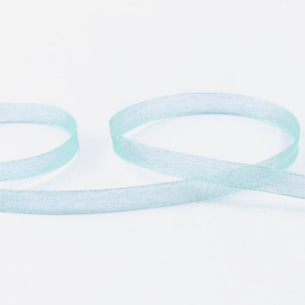 Лента капроновая (органза) _6.0 мм / 45.7 метров, 062 бл.голубой, Blitz OR-6