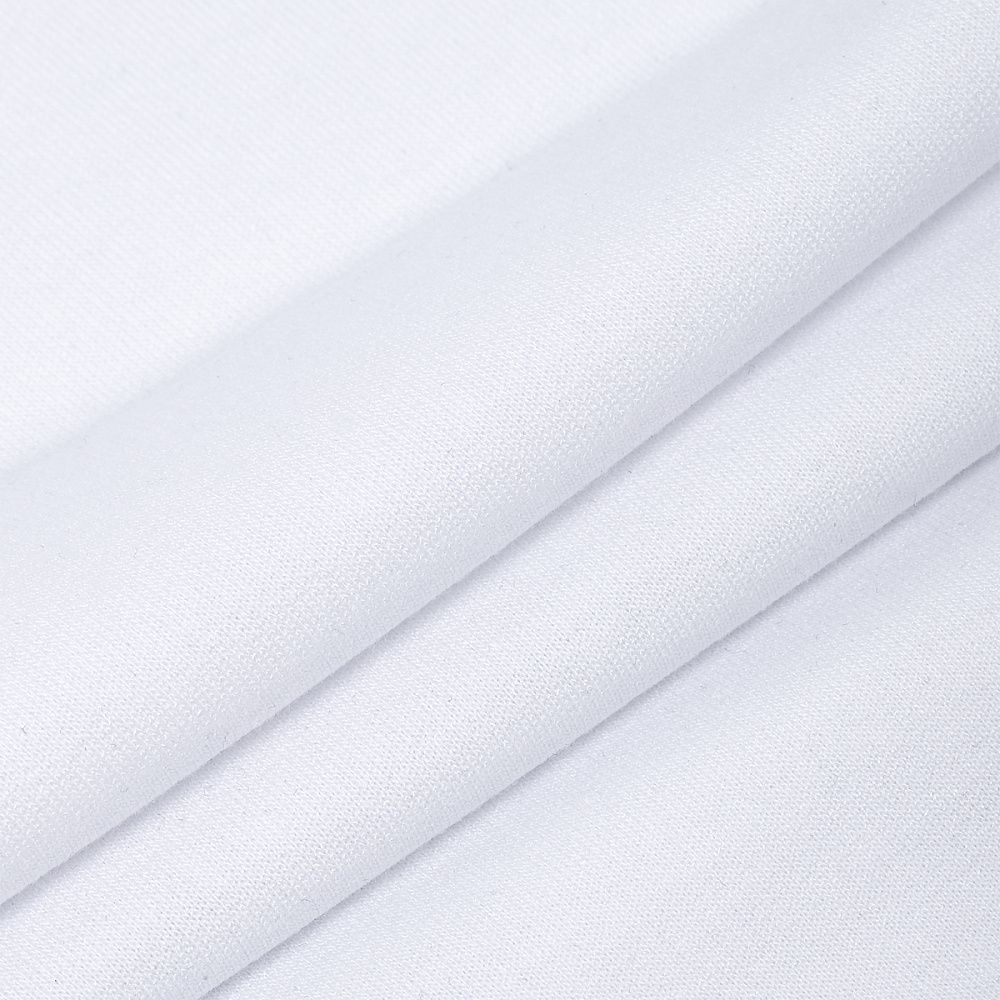 Футер 2-нитка петля поливискоза стрейч 220 г/м², 160 см / 3 метра, ФУТ2Х.TBY.ПЭ-ВИС.БЕЛ.3, цв.белый