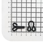 Крючки пришивные для меховой одежды, сталь черный цв, Prym