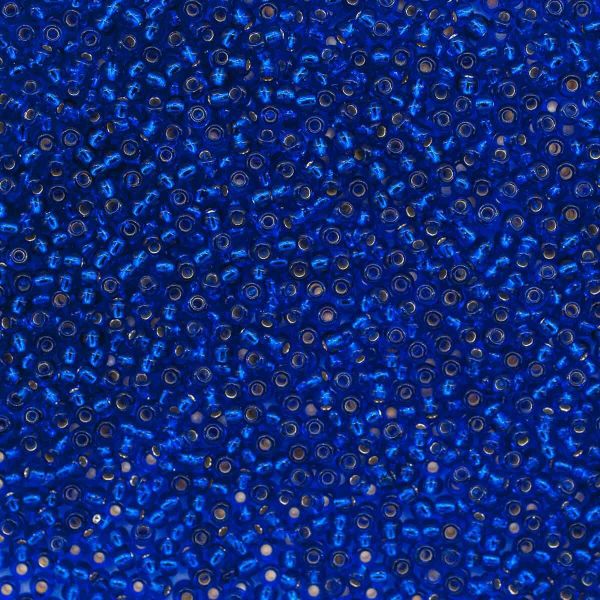 Бисер Preciosa прозрачный с серебр.центром 10/0 (2.3 мм), круг.отв, 20гр, 5 шт, уп.5 шт