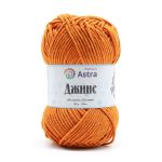 Пряжа Astra Premium (Астра Премиум) Джинс, (Jeans) / уп.4 мот. по 50 г, 135 м, 280 терракотовый