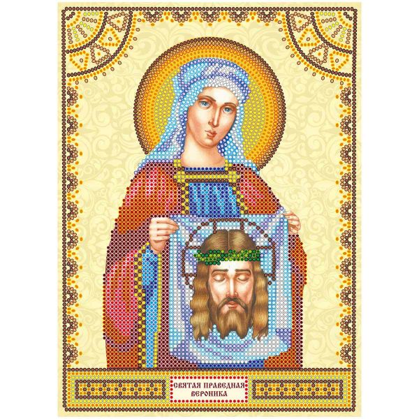 Рисунок для вышивания бисером Абрис Арт, Святая Вероника 17х23см, ACK-096