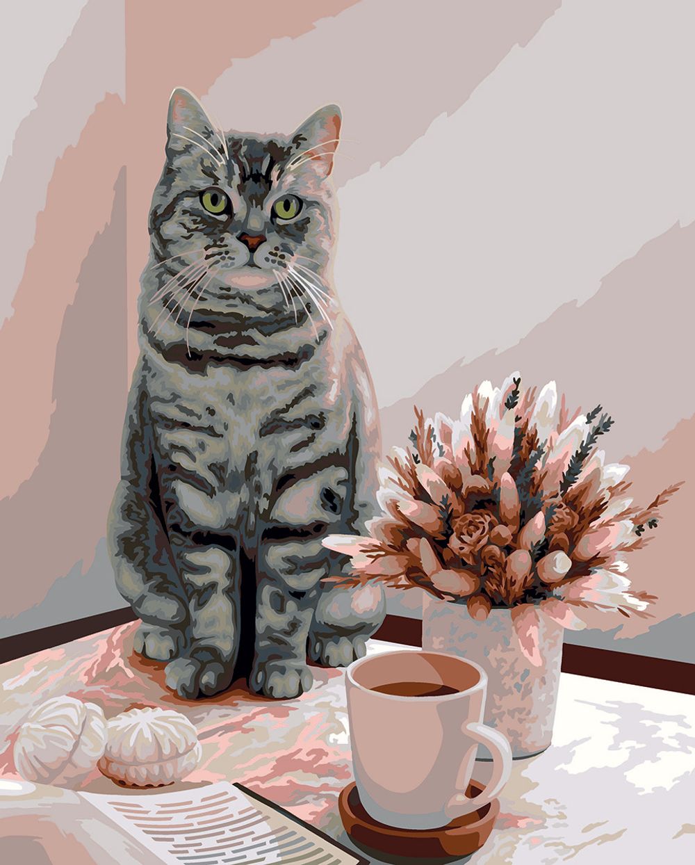 Картина по номерам Фрея PNB/PL-168, С добрым утром!, 50х40 см