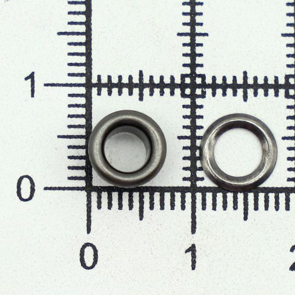 Люверсы металл ⌀_3.0 мм (внутр.), чер.никель, 100 шт, S090811, BIG