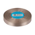 Лента атласная 1-сторонняя 12.0 мм / 33±2 метра, №093 бежевый, в термоплёнке, Gamma