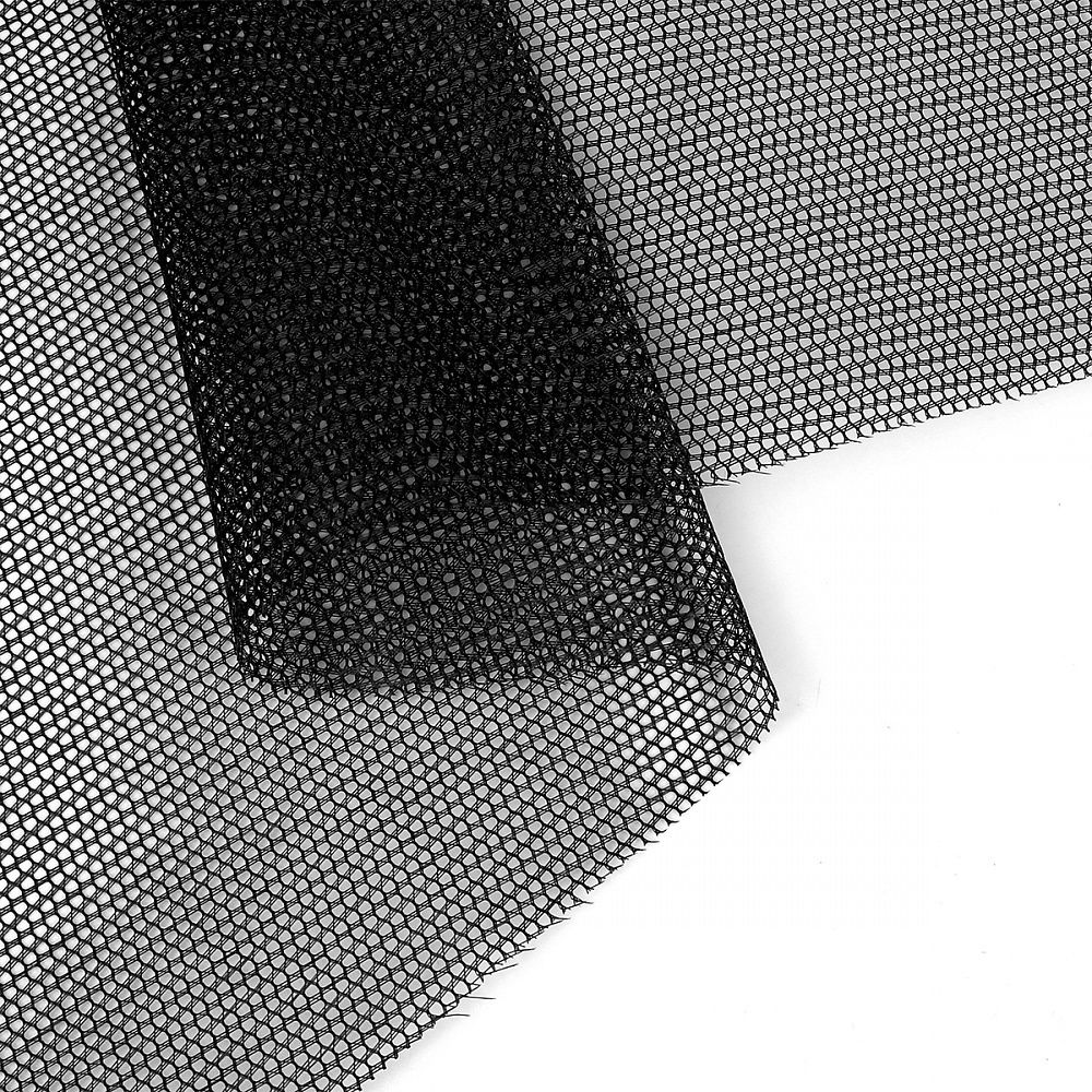 Сетка для бейсболок жесткая 70 г/м², 150 см / 100 метров, TBY.102-1, цв.черный