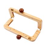 Ручка для сумки 19.8х9.5 см, 1 шт, №01 светлое дерево, Gamma HA-37