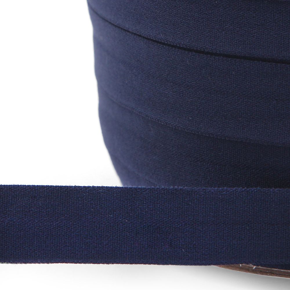 Косая бейка трикотажная 15 мм / 132±1 метра, 0511-0071, C147 темно-синий