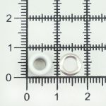 Люверсы металл ⌀_3.0 мм (внутр.), белый, 100 шт, BIG